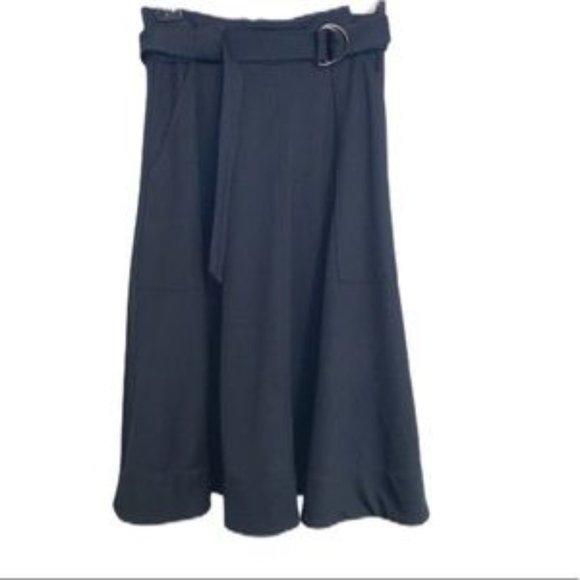 🌿 BANANA REPUBLIC Belted Gored Skirt With Pockets